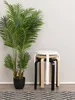 Three stacked stools next to a potted plant. Náhled obrázku produktu