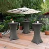Beautissu Stretch Stehtisch Bistrotisch Husse, Ø80-85cm, Produktbild-Vorschau 4