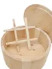 Zirbenbrottopf mit Deckel und Einlage, Holztopf für Brot Produktbild-Vorschau 5