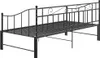 vidaXL Ausziehsofa Bettgestell Schwarz Metall 90x200 cm - Produktbild-Vorschau 10