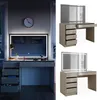 Schminktisch Vicco Sherry Greige Hochglanz 120 cm mit Produktbild-Vorschau 2