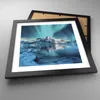 Gerahmtes Poster - Schwarzer Rahmen - Morgendämmerung Polar Produktbild-Vorschau 3