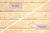 Elementsauna Karibu Siona 1 ohne Ofen mit Dachkranz und Produktbild-Vorschau 3