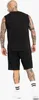 Herren ärmelloses T-Shirt & Shorts Set normale Passform Produktbild-Vorschau 4