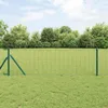 vidaXL Eurozaun Grün 0,4 x 25 m PVC-beschichtetes Eisen Produktbild-Vorschau 2