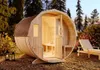 FinnTherm Fass-Sauna Sam, Aussensauna Fichte unbehandelt, Produktbild-Vorschau 9