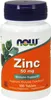 Zinkgluconat 50 mg 100 Tabletten Now Foods Produktbild-Vorschau 1