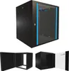 Extralink - szafka wisząca 19" 12U 600x600 AZH Czarna Podgląd zdjęcia produktu 9