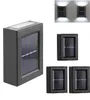 Gartenleuchte Solar Garten Wandleuchten,4 Stück Solar Led Produktbild-Vorschau 1