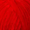 A close-up, abstract view of red yarn. Podgląd zdjęcia produktu