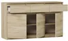 Komoda 120 cm 3 zásuvky 3 dveře skříňka FRAMIRE S-3 sonoma Náhled obrázku produktu 4