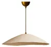 Opviq, Elegante Pendelleuchte aus Metall, Gold und Creme, Produktbild-Vorschau 3