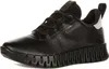 A studio shot of a single black ECCO sneaker against a white background. Náhľad obrázku produktu