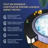 CASARIA® Cadre bain à remous olyrotin Ø intérieur 206cm Voir les images du produit 3