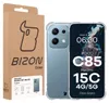 Product packaging and the phone case with a phone inside. Produktbild-Vorschau