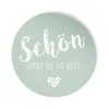 itenga 24x Sticker Aufkleber "Schön dass du da bist" Produktbild-Vorschau 1
