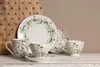 Clayre & Eef ontbijtborden, diameter 21 cm, groen, Productafbeelding-voorbeeld 4
