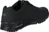 A black Skechers sneaker is shown from a side-rear angle against a white background. Voir les images du produit