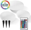 EASYmaxx LED Solarleuchte mit Fernbedienung - 3 kaltweiße Produktbild-Vorschau 1