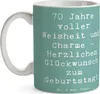 Mr. & Mrs. Panda Tasse Spruch 70. Geburtstag - Meeresbrise Produktbild-Vorschau 3