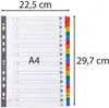 Exacompta Register A4 Weiß 20-teilig 160g Karton Produktbild-Vorschau 7
