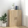 vidaXL Nástěnná skříň Sonoma dub 69,5x34x90 cm výrobek ze Náhled obrázku produktu 3
