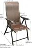 DEGAMO, Klappsessel, Metall & Polyrattan, 2 Stück, braun, Produktbild-Vorschau 8