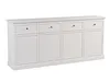 AX LIVING Große Kommode Levantos K4T4S – 193 cm, Weiß Opal Produktbild-Vorschau 1