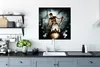 MuchoWow® Poster Ein Mann ohne Hemd in einer Fabrik 75x75 Produktbild-Vorschau 3