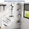Duschregal ohne Bohren Badregal Duschablage mit 4 Tabletts Produktbild-Vorschau 7