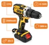 Accu klopboormachine 21V set – 2 accu's 2000 mAh, 2 Productafbeelding-voorbeeld 3