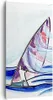 Bild auf Leinwand - Leinwandbild - Windsurfen Grafik Produktbild-Vorschau 1
