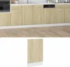 vidaXL Kryt na myčku Lyon Sonoma dub 45x3x67 cm Materiál na Náhled obrázku produktu 2