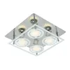 Globo Deckenleuchte chrom, 48961-4 Produktbild-Vorschau 1