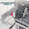 Close-up view of the interior of a dishwasher, showing racks and spray arms. Podgląd zdjęcia produktu