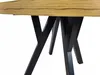 Masivní kulatý rozkládací stůl dub Craft Ø100/200 Náhled obrázku produktu 6