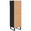 vidaXL Scarpiera nera 30x35x105 cm Materiale a base di Anteprima dell’immagine prodotto 9