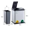 SVITA TC2X8 16 Liter Abfalleimer Mülleimer Mülltrennung Produktbild-Vorschau 5
