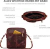 ROYALZ "Antonio" Herren Umhängetasche Leder klein – Produktbild-Vorschau 3