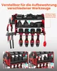 VEVOR Organizador de Herramientas Eléctricas de Pared, Vista previa de la imagen del producto 4