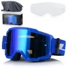 LS2 LADER Blue Motokrosová maska Iridium Lens Náhled obrázku produktu 2