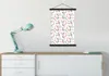 MuchoWow® Textilposter Blumen - Schmetterling - Pastell Produktbild-Vorschau 3