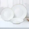 KINGHOFF Service de Dîner KH-1876 pour 6 Personnes, Blanc Voir les images du produit 12