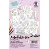 Ausnähkarten 11 x 17 cm, 10 Blatt in 10 Motive Produktbild-Vorschau 1