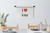 MuchoWow® Wandteppich Wandbehang Ich liebe - Lizz - Girl Produktbild-Vorschau 3