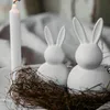 Osterdekoration Hase Tore - weiß: small Produktbild-Vorschau 3