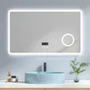 EMKE LED koupelnové zrcadlo 100x60cm Koupelnové zrcadlo s Náhled obrázku produktu 1