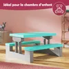 Spielwerk® Salon de jardin pour enfants - Vert Menthe - Voir les images du produit 4