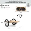 Klarfit nákladný príves na bicykel s 2 kolesami, oceľový, Náhľad obrázku produktu 6