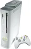A white Xbox 360 console and a white controller are shown against a white background. Produktbild-Vorschau